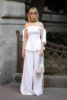Tay Borges posing outside the Blumarine Runway Show During The Milan Fashion Week Spring Summer 2017  Copyright: xPaoloxDilettox