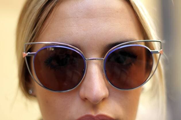Camila Carril posing outside the Blumarine Runway Show During The Milan Fashion Week Spring Summer 2017  Copyright: xPaoloxDilettox