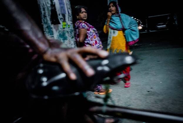 September 23, 2016 - Bogra, North Bengal, Bangladesh - Daily life in Bogra District, Bangladhesh, on 23 September 2016. Prostitutess can be seen in railway station of bogra in night. more than 15 women conduct their business. Lower income people come as clint to those prostitutes. Bogra Bangladesh  - ZUMAn230