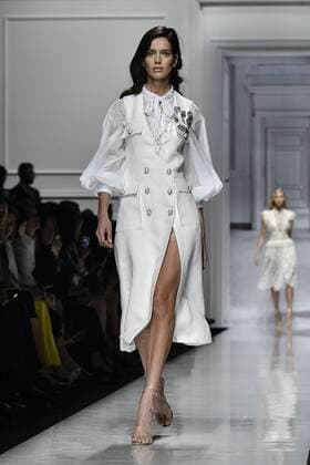 Milan Fashion Week, Women Spring Summer 2017. Milano, Moda Donna, Primavera Estate 2017. ERMANNO SCERVINO catwalk Pictured: model  Copyright: xRiccardoxGiordanoxSickix
