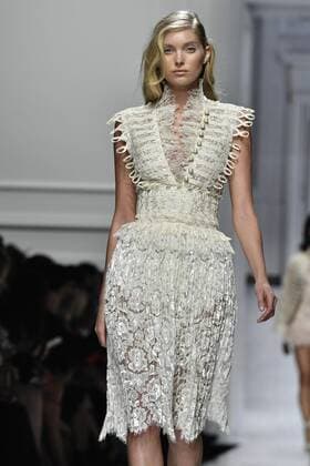 Milan Fashion Week, Women Spring Summer 2017. Milano, Moda Donna, Primavera Estate 2017. ERMANNO SCERVINO catwalk Pictured: model  Copyright: xRiccardoxGiordanoxSickix