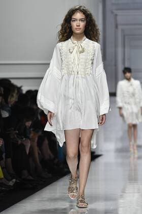 Milan Fashion Week, Women Spring Summer 2017. Milano, Moda Donna, Primavera Estate 2017. ERMANNO SCERVINO catwalk Pictured: model  Copyright: xRiccardoxGiordanoxSickix