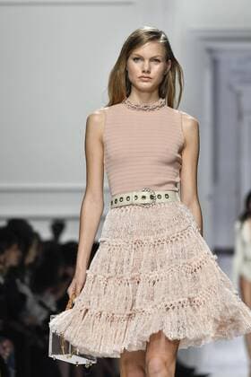 Milan Fashion Week, Women Spring Summer 2017. Milano, Moda Donna, Primavera Estate 2017. ERMANNO SCERVINO catwalk Pictured: model  Copyright: xRiccardoxGiordanoxSickix
