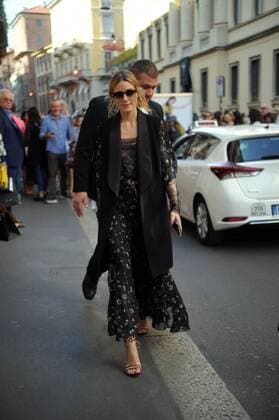 Milano, Olivia Palermo in the center for fashion shows Olivia Palermo, American model and actress bloggers get downtown to watch the parade of women s fashion.  Copyright: xMimmoxCarrierox