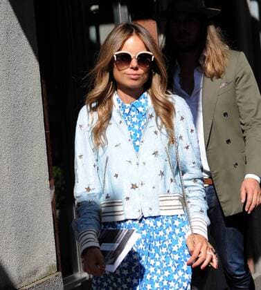 Milan, Erica Pelosini goes to a fashion show in the center Erica Pelosini, Italian stylist but also fashion contributor to Vogue Japan, she comes to the center to go to a fashion show.  Copyright: xMimmoxCarrierox