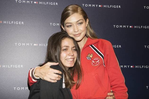 Milan, Gigi Hadid, TOMMYXGIGI, Tommy Hilfiger store in the picture: Gigi Hadid  Copyright: xAlbertoxScarpinatox