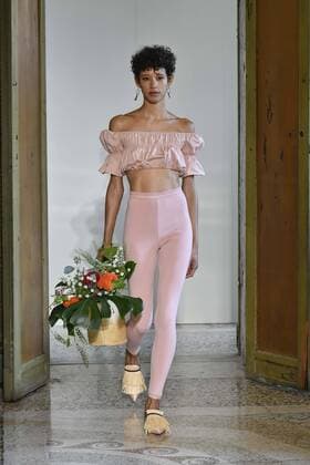 Milan Fashion Week, Women Spring Summer 2017. Milano, Moda Donna, Primavera Estate 2017. BLUGIRL catwalk Pictured: model  Copyright: xRiccardoxGiordanoxSickix