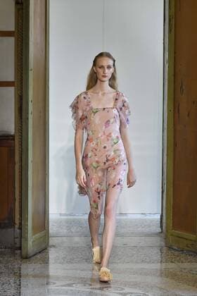 Milan Fashion Week, Women Spring Summer 2017. Milano, Moda Donna, Primavera Estate 2017. BLUGIRL catwalk Pictured: model  Copyright: xRiccardoxGiordanoxSickix
