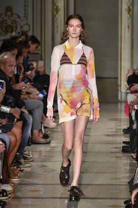 Milan Fashion Week, Women Spring Summer 2017. Milano, Moda Donna, Primavera Estate 2017. CIVIDINI catwalk Pictured: model  Copyright: xRiccardoxGiordanoxSickix