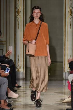 Milan Fashion Week, Women Spring Summer 2017. Milano, Moda Donna, Primavera Estate 2017. CIVIDINI catwalk Pictured: model  Copyright: xRiccardoxGiordanoxSickix