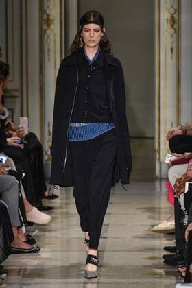 Milan Fashion Week, Women Spring Summer 2017. Milano, Moda Donna, Primavera Estate 2017. CIVIDINI catwalk Pictured: model  Copyright: xRiccardoxGiordanoxSickix