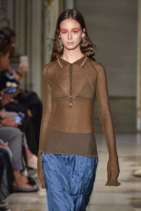 Milan Fashion Week, Women Spring Summer 2017. Milano, Moda Donna, Primavera Estate 2017. CIVIDINI catwalk Pictured: model  Copyright: xRiccardoxGiordanoxSickix