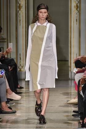 Milan Fashion Week, Women Spring Summer 2017. Milano, Moda Donna, Primavera Estate 2017. CIVIDINI catwalk Pictured: model  Copyright: xRiccardoxGiordanoxSickix