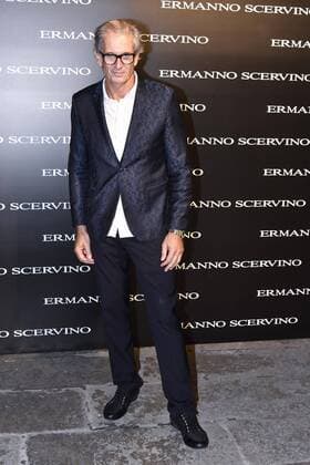 Milan Fashion Week, Women Spring Summer 2017. Milano, Moda Donna, Primavera Estate 2017. ERMANNO SCERVINO front row Pictured: Massimiliano Flnazzer Flory  Copyright: xRiccardoxGiordanoxSickix
