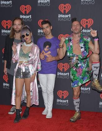 September 24, 2016 - Las Vegas, Nevada, United States of America - Pop music group DNCE attends the iHeartRadio Music Festival on September 24, 2016 at the T-Mobile Arena in Las Vegas, Nevada. Las Vegas United States of America - ZUMAt114