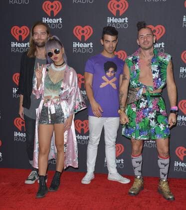 September 24, 2016 - Las Vegas, Nevada, United States of America - Pop music group DNCE attends the iHeartRadio Music Festival on September 24, 2016 at the T-Mobile Arena in Las Vegas, Nevada. Las Vegas United States of America - ZUMAt114
