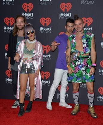September 24, 2016 - Las Vegas, Nevada, United States of America - Pop music group DNCE attends the iHeartRadio Music Festival on September 24, 2016 at the T-Mobile Arena in Las Vegas, Nevada. Las Vegas United States of America - ZUMAt114