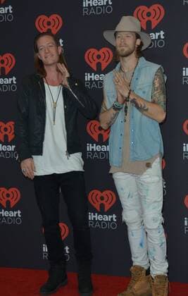 September 24, 2016 - Las Vegas, Nevada, United States of America - Country music duo Florida Georgia Line attend the iHeartRadio Music Festival on September 24, 2016 at the T-Mobile Arena in Las Vegas, Nevada. Las Vegas United States of America - ZUMAt114