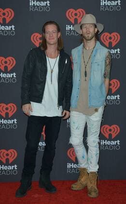 September 24, 2016 - Las Vegas, Nevada, United States of America - Country music duo Florida Georgia Line attend the iHeartRadio Music Festival on September 24, 2016 at the T-Mobile Arena in Las Vegas, Nevada. Las Vegas United States of America - ZUMAt114