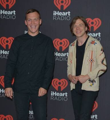 September 24, 2016 - Las Vegas, Nevada, United States of America - Music duo Cage the Elephant attend the iHeartRadio Music Festival on September 24, 2016 at the T-Mobile Arena in Las Vegas, Nevada. Las Vegas United States of America - ZUMAt114