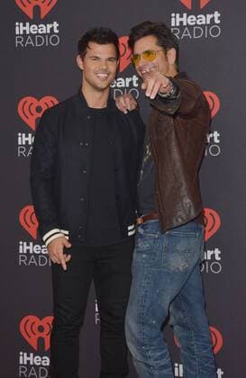 September 24, 2016 - Las Vegas, Nevada, United States of America - Actors Taylor Lautner anf John Stamos attend the iHeartRadio Music Festival on September 24, 2016 at the T-Mobile Arena in Las Vegas, Nevada. Las Vegas United States of America - ZUMAt114