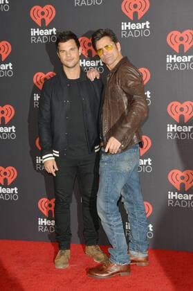September 24, 2016 - Las Vegas, Nevada, United States of America - Actors Taylor Lautner anf John Stamos attend the iHeartRadio Music Festival on September 24, 2016 at the T-Mobile Arena in Las Vegas, Nevada. Las Vegas United States of America - ZUMAt114