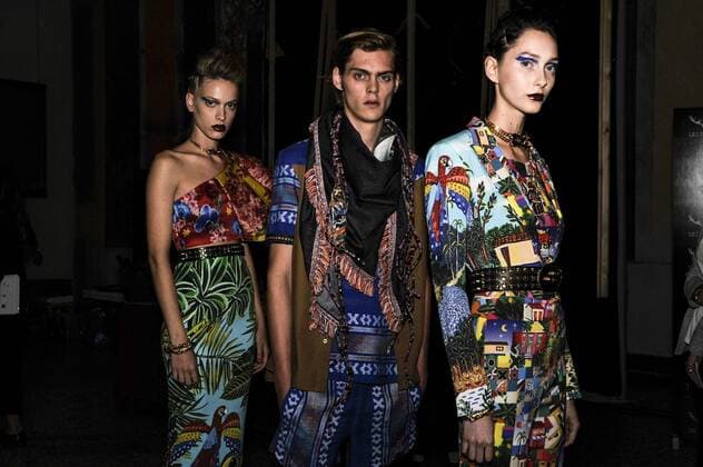Italy: Milan Fashion Week Lietmotiv Backstage Models are seen backstage ahead of the Leitmotiv Show. Models for Lietmotiv during Milan Fashion week Spring Summer 2017.  GaetanoxPiazzolla