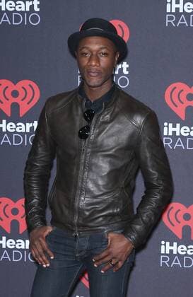 September 24, 2016 - Las Vegas, NV, United States - 24 September 2016 - Las Vegas, NV - Aloe Blacc. 2016 iHeart Radio Music Festival Photo Room at T-Mobile Arena, Day 2. Photo Credit: MJT AdMedia Las Vegas United States - ZUMAa123