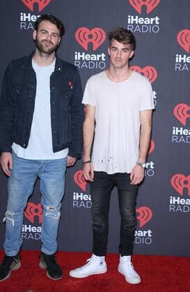September 24, 2016 - Las Vegas, NV, United States - 24 September 2016 - Las Vegas, NV - ChainSmokers. 2016 iHeart Radio Music Festival Photo Room at T-Mobile Arena, Day 2. Photo Credit: MJT AdMedia Las Vegas United States - ZUMAa123