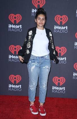 September 24, 2016 - Las Vegas, NV, United States - 24 September 2016 - Las Vegas, NV - Allesia Cara. 2016 iHeart Radio Music Festival Photo Room at T-Mobile Arena, Day 2. Photo Credit: MJT AdMedia Las Vegas United States - ZUMAa123