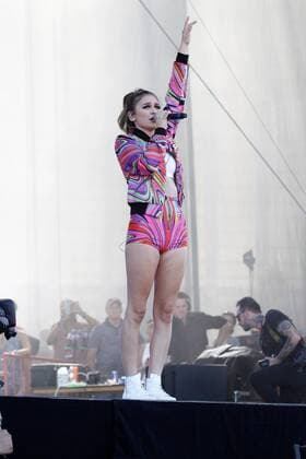 Daya performs onstage at the iHeartRadio Daytime Village Concerts in Las Vegas, Nevada on September 24, 2016.  LVP2016092440 JAMESxATOA