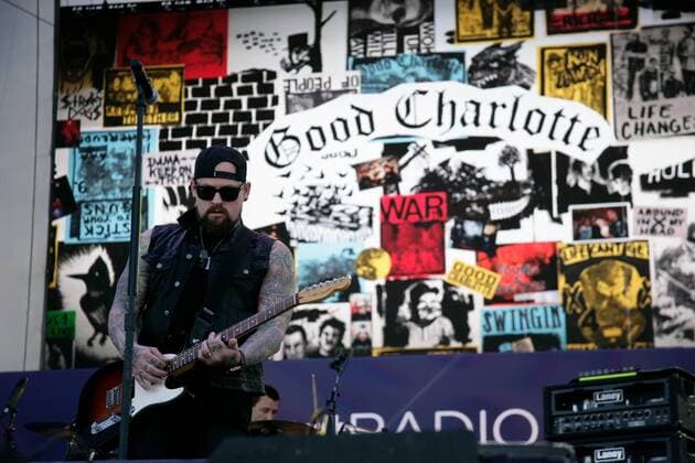 Good Charlotte performs at the iHeartRadio Daytime Village Concerts in Las Vegas, Nevada on September 24, 2016.  LVP2016092478 JAMESxATOA