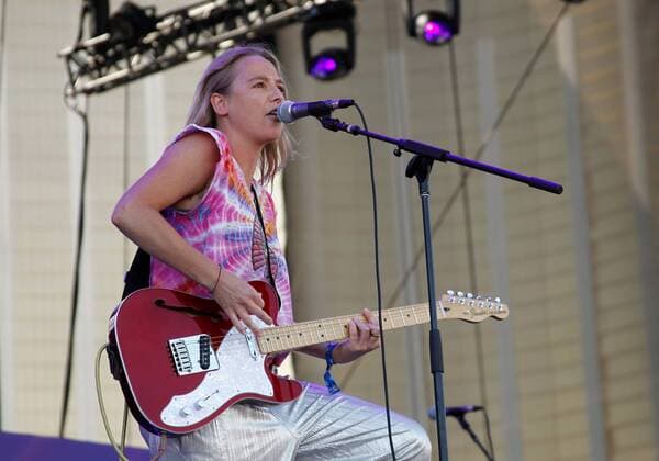 Lissie performs onstage at the iHeartRadio Daytime Village Concerts in Las Vegas, Nevada on September 24, 2016.  LVP2016092417 JAMESxATOA