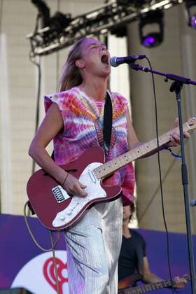 Lissie performs onstage at the iHeartRadio Daytime Village Concerts in Las Vegas, Nevada on September 24, 2016.  LVP2016092418 JAMESxATOA