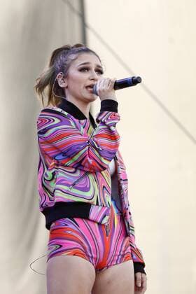 Daya performs onstage at the iHeartRadio Daytime Village Concerts in Las Vegas, Nevada on September 24, 2016.  LVP2016092439 JAMESxATOA