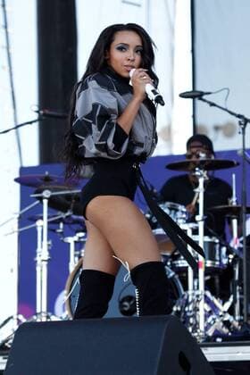 Tinashe performs at the iHeartRadio Daytime Village Concerts in Las Vegas, Nevada on September 24, 2016.  LVP2016092450 JAMESxATOA