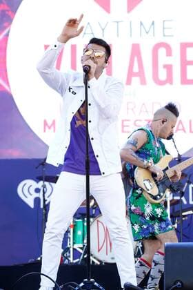 Joe Jonas of DNCE performs at the iHeartRadio Daytime Village Concerts in Las Vegas, Nevada on September 24, 2016.  LVP2016092459 JAMESxATOA