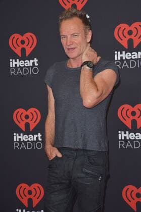 Las Vegas, Nevada, United States of America - Musician Sting attends the iHeartRadio Music Festival on September 24, 2016 at the T-Mobile Arena in Las Vegas, Nevada. Las Vegas United States of America - ZUMAt114