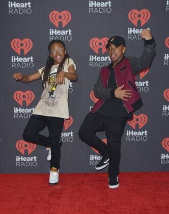 Las Vegas, Nevada, United States of America - Dancers ( L-R ) IamLilDeeDee and Kida The Great attend the iHeartRadio Music Festival on September 24, 2016 at the T-Mobile Arena in Las Vegas, Nevada. Las Vegas United States of America - ZUMAt114