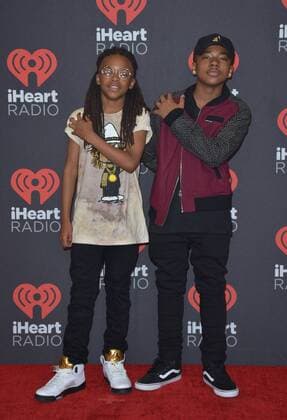 Las Vegas, Nevada, United States of America - Dancers ( L-R ) IamLilDeeDee and Kida The Great attend the iHeartRadio Music Festival on September 24, 2016 at the T-Mobile Arena in Las Vegas, Nevada. Las Vegas United States of America - ZUMAt114