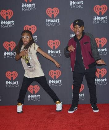 Las Vegas, Nevada, United States of America - Dancers ( L-R ) IamLilDeeDee and Kida The Great attend the iHeartRadio Music Festival on September 24, 2016 at the T-Mobile Arena in Las Vegas, Nevada. Las Vegas United States of America - ZUMAt114