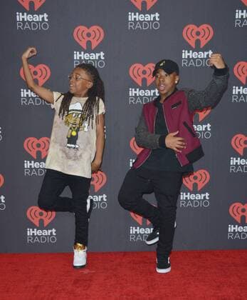 Las Vegas, Nevada, United States of America - Dancers ( L-R ) IamLilDeeDee and Kida The Great attend the iHeartRadio Music Festival on September 24, 2016 at the T-Mobile Arena in Las Vegas, Nevada. Las Vegas United States of America - ZUMAt114