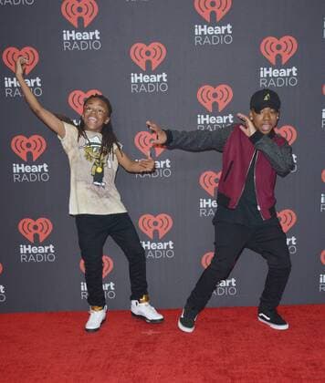 Las Vegas, Nevada, United States of America - Dancers ( L-R ) IamLilDeeDee and Kida The Great attend the iHeartRadio Music Festival on September 24, 2016 at the T-Mobile Arena in Las Vegas, Nevada. Las Vegas United States of America - ZUMAt114