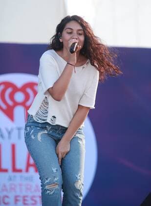 Las Vegas, Nevada, United States of America - Singer songwriter Alessia Cara performs during the iHeartRadio Music Festival Daytime Village on September 24, 2016 at the Las Vegas Village in Las Vegas, Nevada. Las Vegas United States of America - ZUMAt114