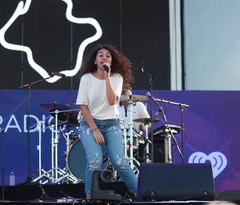 Las Vegas, Nevada, United States of America - Singer songwriter Alessia Cara performs during the iHeartRadio Music Festival Daytime Village on September 24, 2016 at the Las Vegas Village in Las Vegas, Nevada. Las Vegas United States of America - ZUMAt114