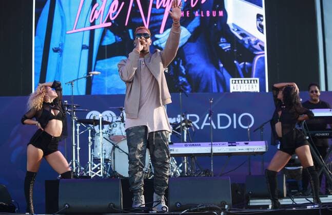 Las Vegas, Nevada, United States of America - Rapper Jeremih performs during the iHeartRadio Music Festival Daytime Village on September 24, 2016 at the Las Vegas Village in Las Vegas, Nevada. Las Vegas United States of America - ZUMAt114