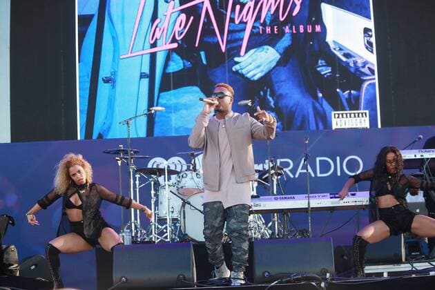 Las Vegas, Nevada, United States of America - Rapper Jeremih performs during the iHeartRadio Music Festival Daytime Village on September 24, 2016 at the Las Vegas Village in Las Vegas, Nevada. Las Vegas United States of America - ZUMAt114