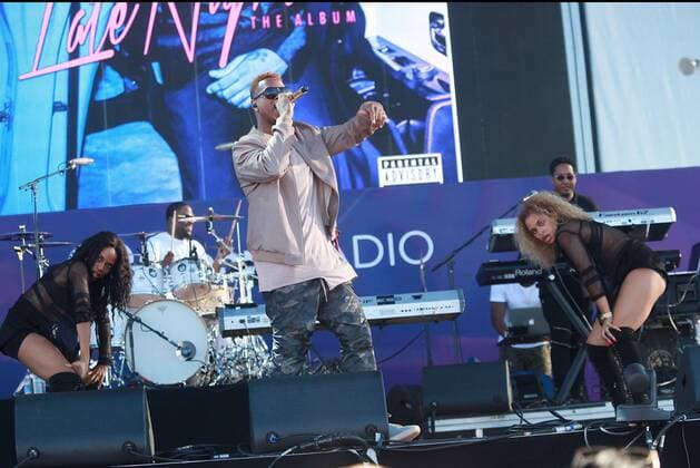 Las Vegas, Nevada, United States of America - Rapper Jeremih performs during the iHeartRadio Music Festival Daytime Village on September 24, 2016 at the Las Vegas Village in Las Vegas, Nevada. Las Vegas United States of America - ZUMAt114