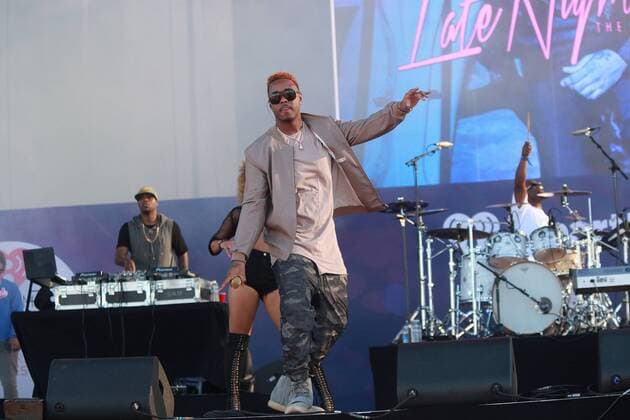 Las Vegas, Nevada, United States of America - Rapper Jeremih performs during the iHeartRadio Music Festival Daytime Village on September 24, 2016 at the Las Vegas Village in Las Vegas, Nevada. Las Vegas United States of America - ZUMAt114