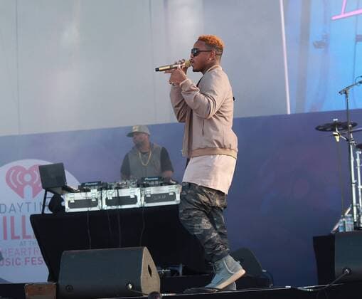 Las Vegas, Nevada, United States of America - Rapper Jeremih performs during the iHeartRadio Music Festival Daytime Village on September 24, 2016 at the Las Vegas Village in Las Vegas, Nevada. Las Vegas United States of America - ZUMAt114
